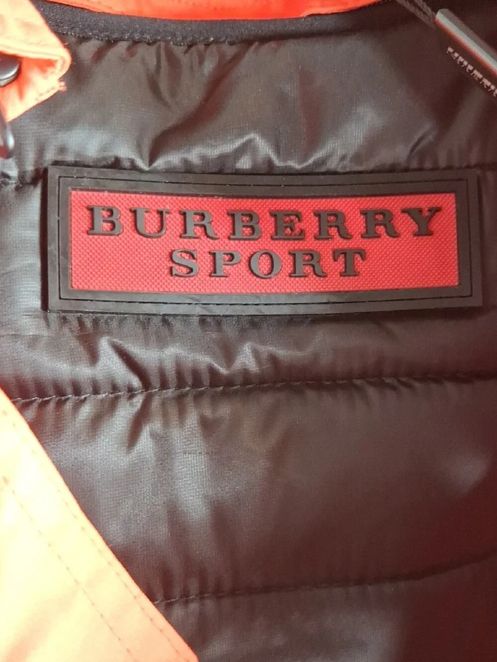 Burberry Sport Orange Double-Breasted Trench Jacket - Picture 13 of 16